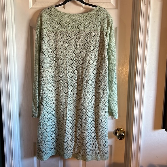 Victoria Beckham X Target Spring Green Long Sleeve Dress - Picture 9 of 9